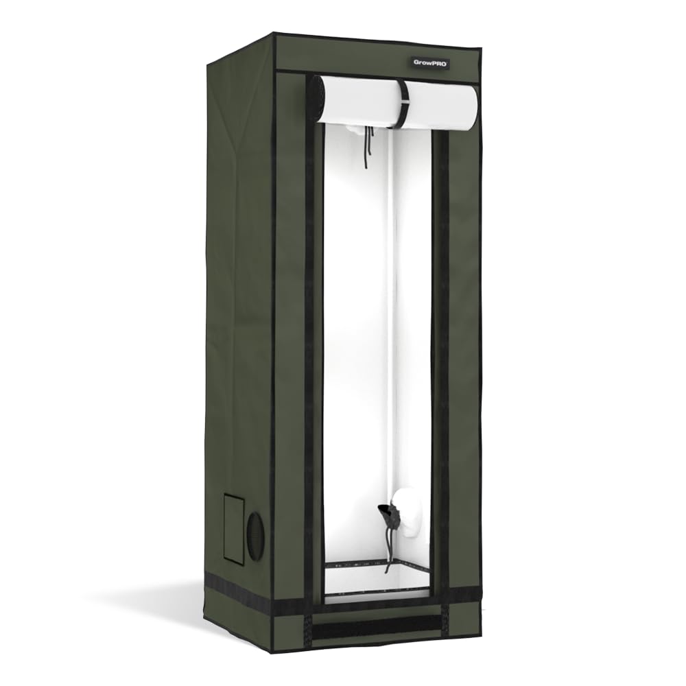 GrowPRO 4.0 XS Growbox 60x60x160cm | Growzelt in Zwei Farben: Beige oder Chive (Chive), Chive