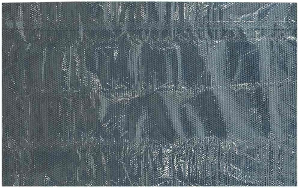 Treibende Pool-Solarplane PE 1200x600 cm Schwarz und Blau
