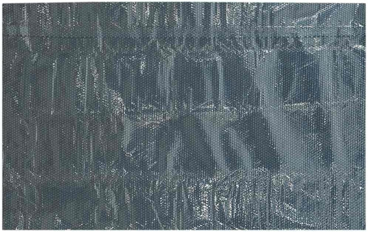 Treibende Pool-Solarplane PE 1200x600 cm Schwarz und Blau