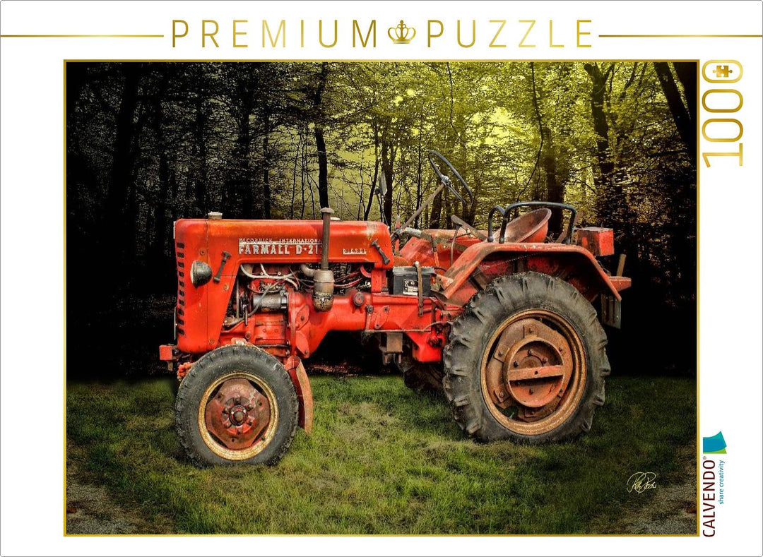CALVENDO Puzzle Oldtimer Traktor McCormick 1000 Teile Lege-Grösse 64 x 48 cm Foto-Puzzle Bild von Pe