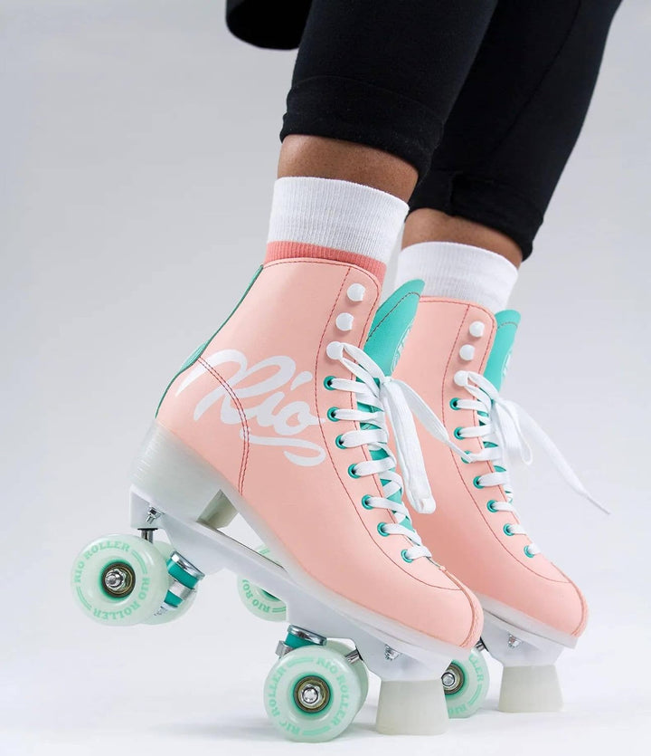 Rio Roller Script Rollschuh 2018 Peach/Green 38 EU, 38 EU