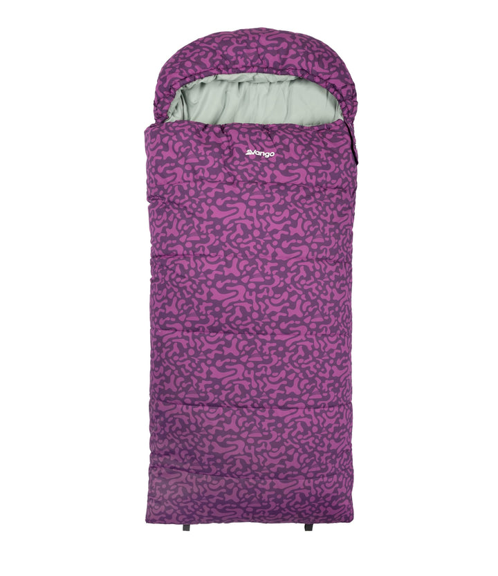 Vango Stellar Junior-Schlafsack mit geformter Kapuze, isoliert, weiches, glattes Polair-Futter und S