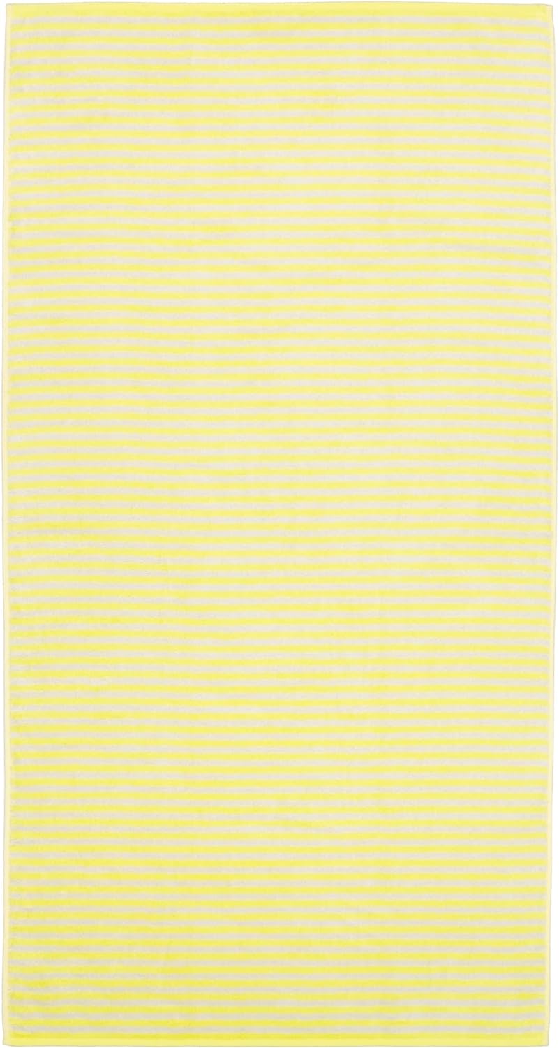 CAWÖ Home Handtücher Campus Ringel 955 Lemon - 57 Duschtuch 70x140 cm, Duschtuch 70x140 cm