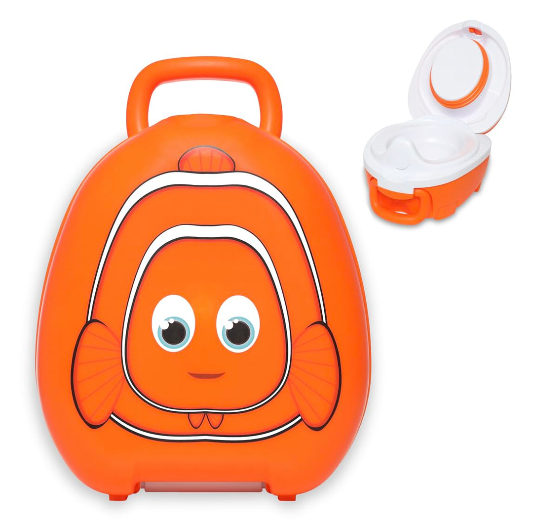 My Carry Potty - Clownfish Reise-Töpfchen, preisgekrönter tragbarer Kleinkind-Toilettensitz für Kind