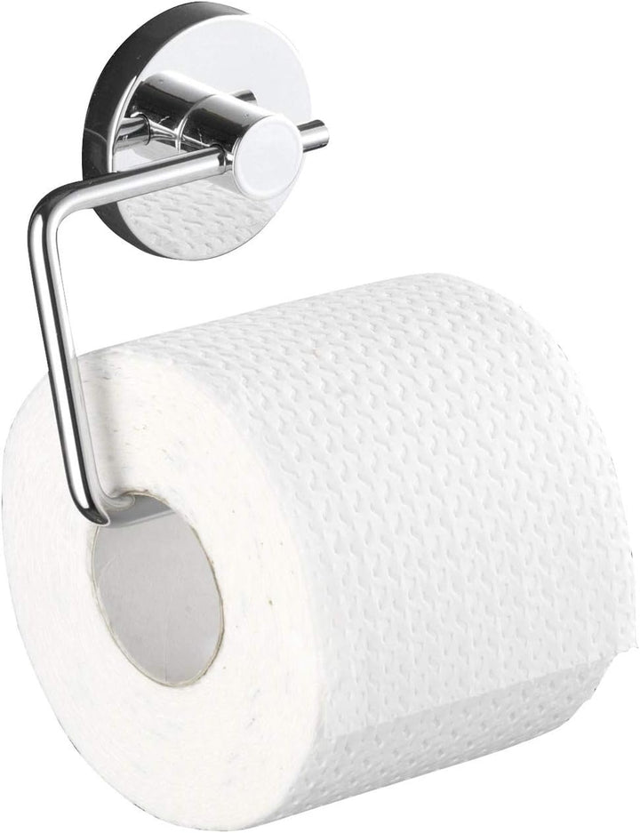 WENKO Vacuum-Loc® Wand Toilettenpapierhalter Milazzo, 13 x 10,5 x 3 cm & Vacuum-Loc® Wandablage, Dus