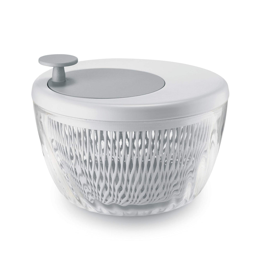 Guzzini - Kitchen Active Design, SPIN&STORE Salatschlüder mit Deckel - Weiss, Ø26 x h19 cm | 4000 cc