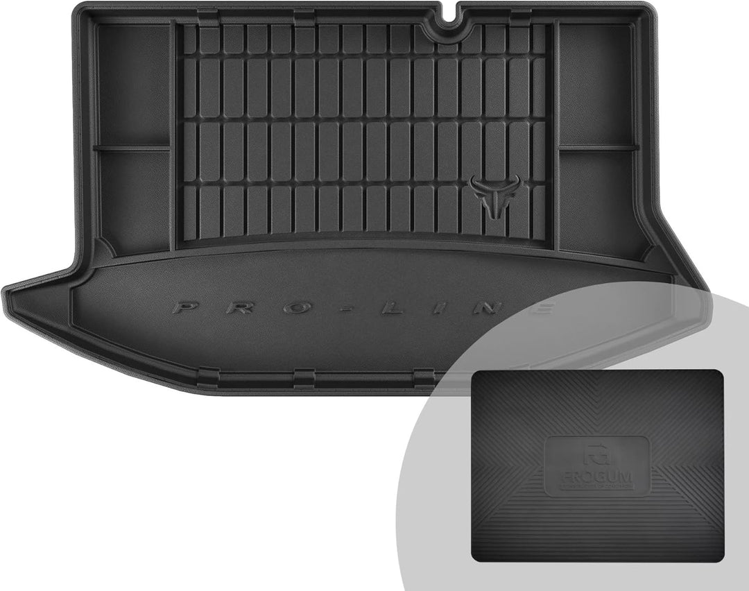 FROGUM ProLine 3D Gummimatte Exklusive Auto Kofferraummatte Kofferraumwanne für Ford Fiesta VI 2008-