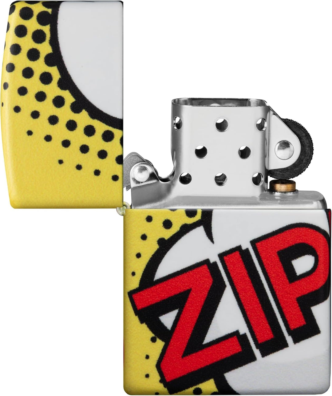 Zippo Sturmfeuerzeug - Comic, 540°, Color Image - Nachfüllbar - Wiederverwendbar - Windfestes Design
