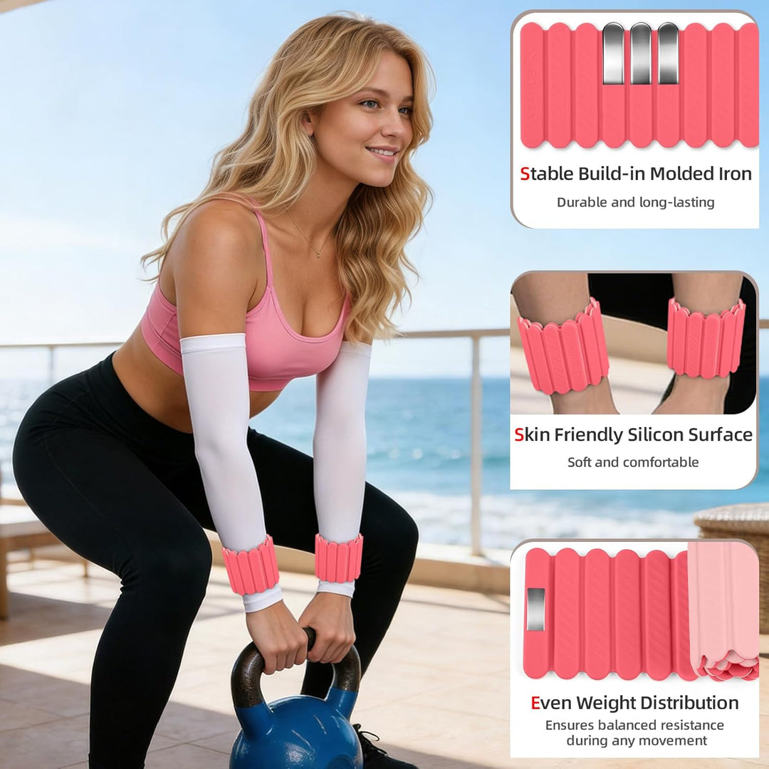 Abahub Magnetische Gewichte Hand Fuss Wrist Ankle Weights Handgelenk Gewichte für Beine und Arme Set