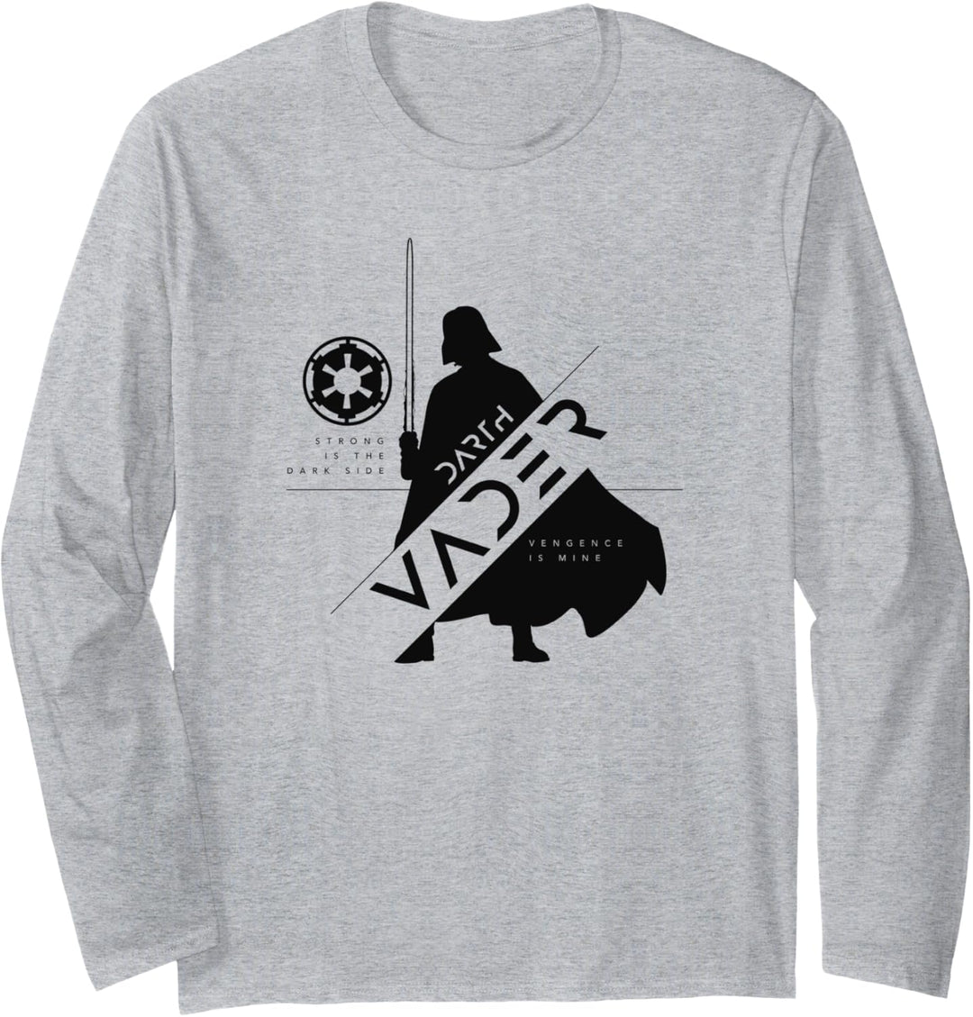 Star Wars: Obi-Wan Kenobi Darth Vader Silhouette Poster Langarmshirt