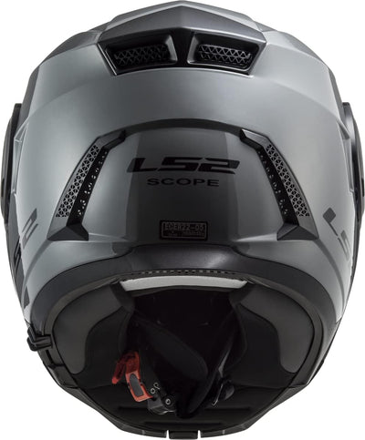 LS2 Motorcycle Helmets - FF902 Scope Modular Flip Front XS grau nardau, XS grau nardau