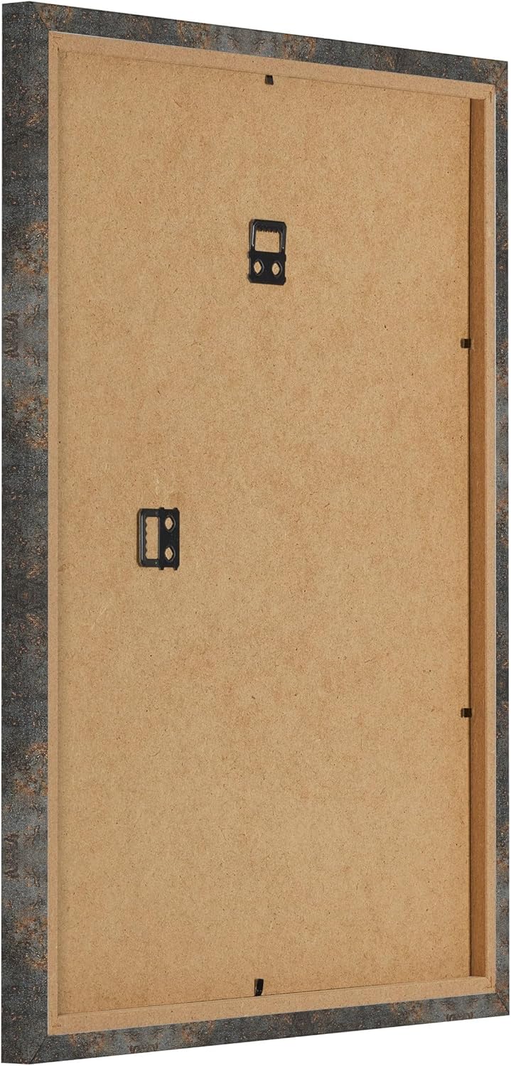 yd. Your Decoration - Bilderrahmen 75x100 cm - Oxidiertes Metall - Bilderrahmen aus MDF mit Acrylgla