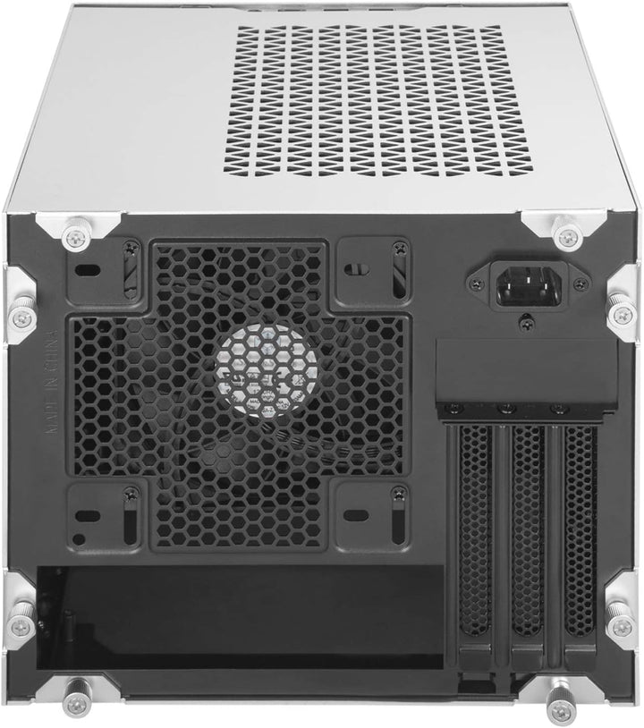 Silverstone SST-SG15S - Sugo Mini-ITX kompaktes Cube Gehäuse, Modularer Aufbau mit 4 abnehmbaren Rän