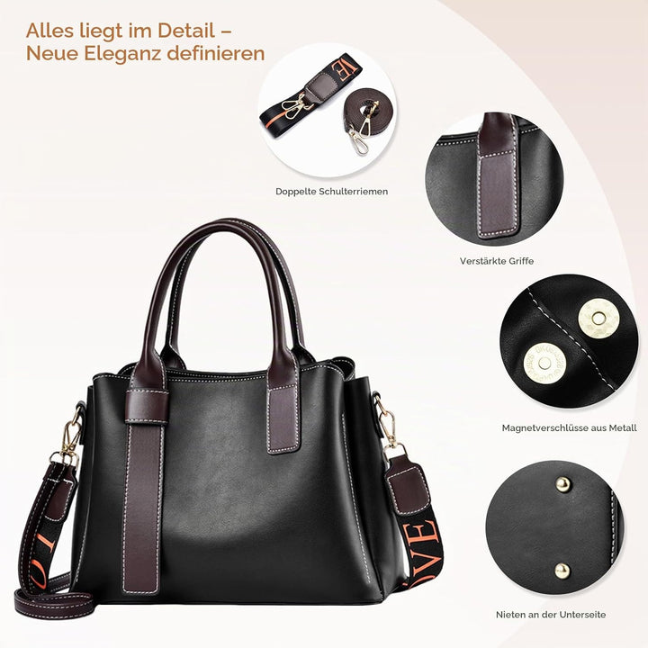 NICOLE &amp; DORIS Elegante Handtasche für Frauen Umhängetasche mit Mehreren Taschen Süsse Schultertasch