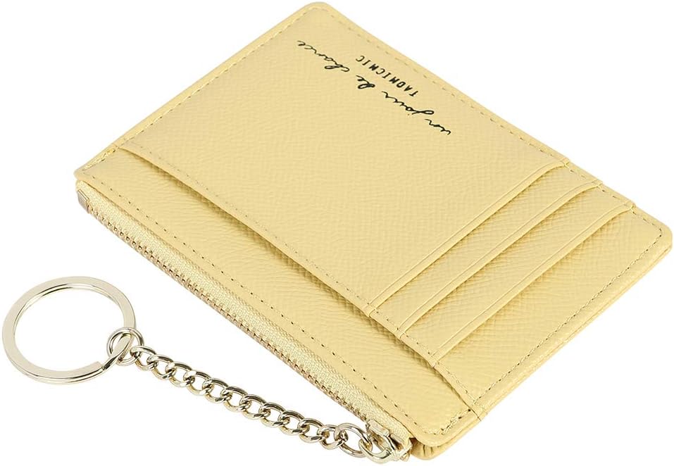 Damen 8 Karten Slim Minimalist Card Holder Coin Changes Purse Front Pocket Wallet B07VXC7YQ8 Einheit