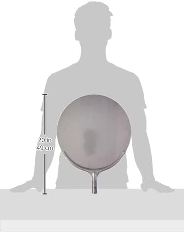 Falci 249965-36 Pizzaschaufel aus Edelstahl, rund, Durchmesser 36 cm