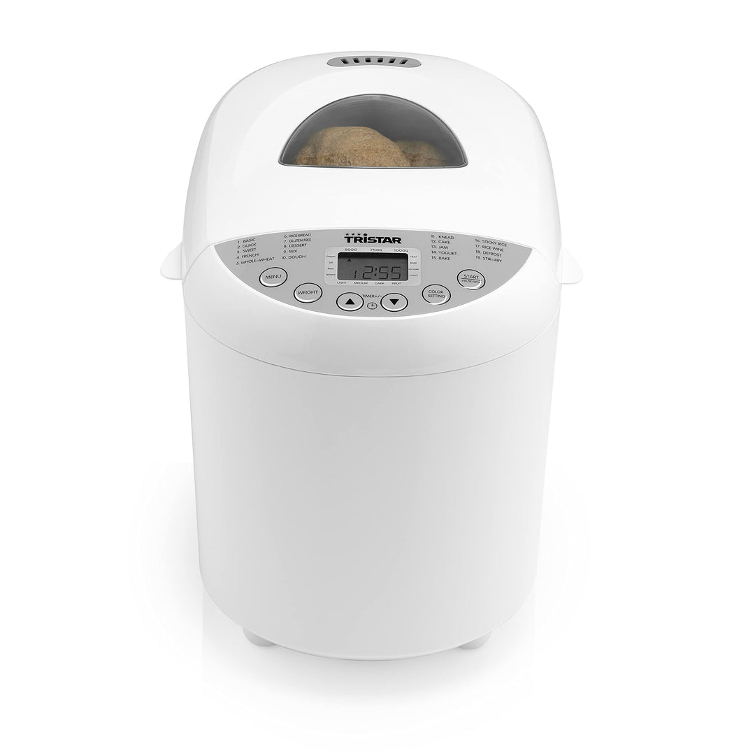 Tristar BM-4586 Brotback-Automat – Einstellbarer Bräunungsgrad für die Kruste – glutenfreies Program