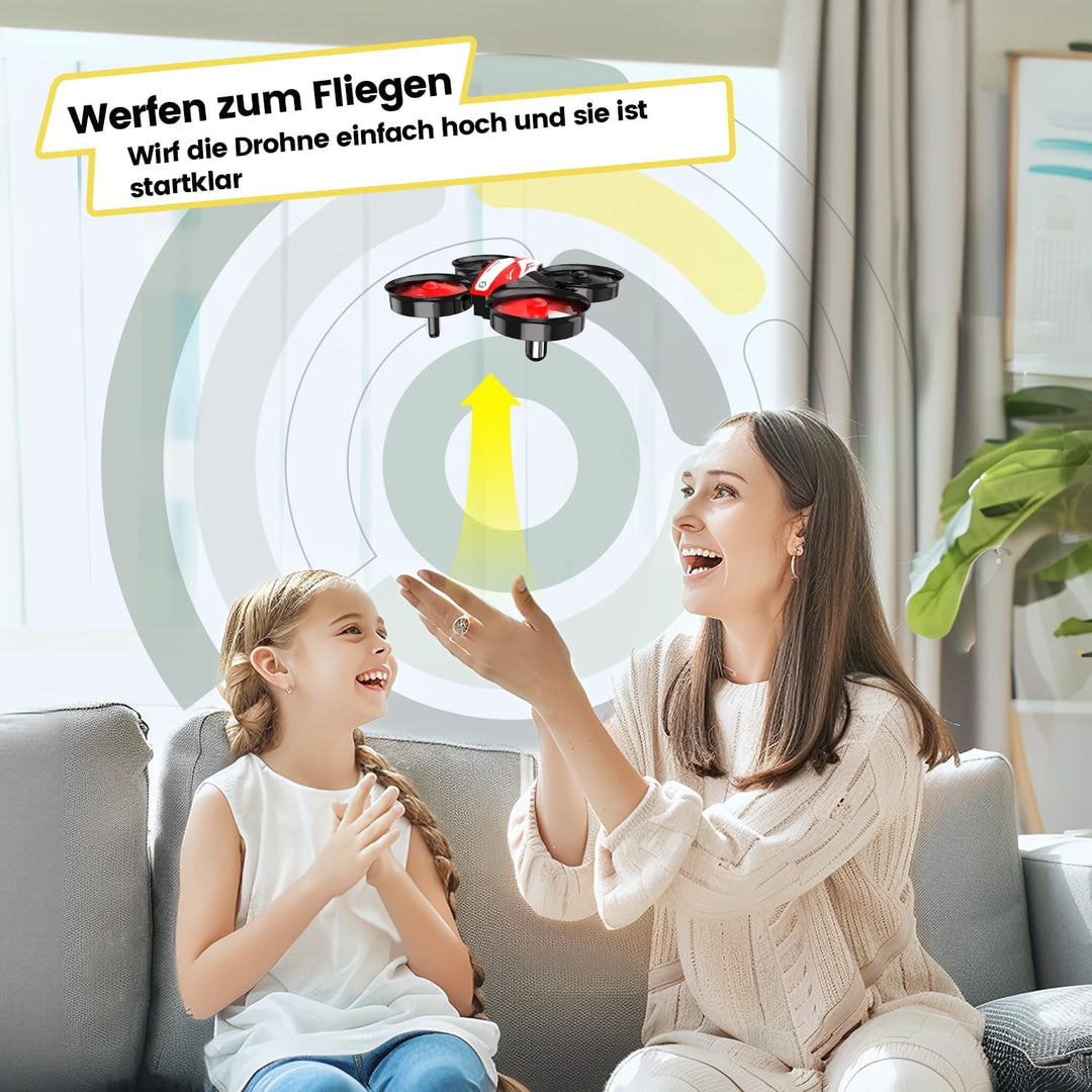 Holy Stone HS210 Mini Drohne für Kinder Anfänger,RC Quadcopter mit 3 Akkus Lange Flugzeit,Automatisc