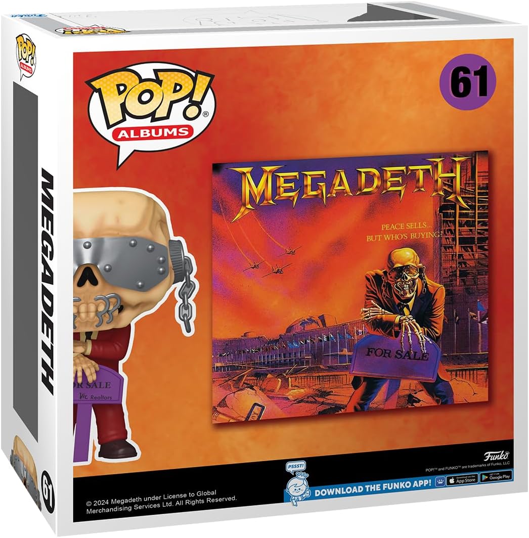 Funko POP! Albums: Megadeth - PSBWB - Vinyl-Sammelfigur - Geschenkidee - Offizielle Handelswaren - S