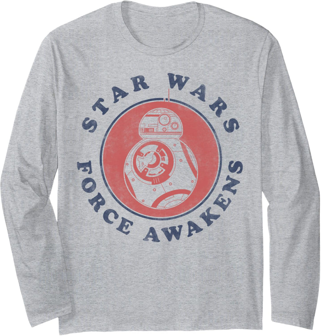 Star Wars The Force Awakens BB-8 Circle Portrait Langarmshirt