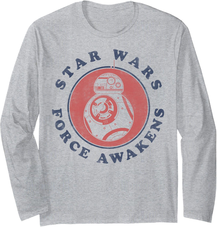 Star Wars The Force Awakens BB-8 Circle Portrait Langarmshirt