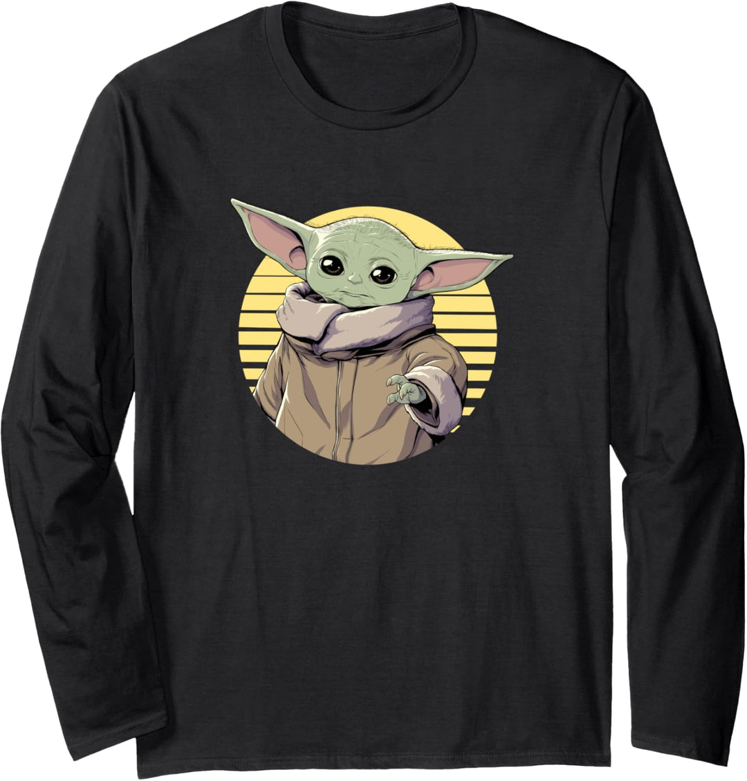 Star Wars The Child Sunset Circle Langarmshirt