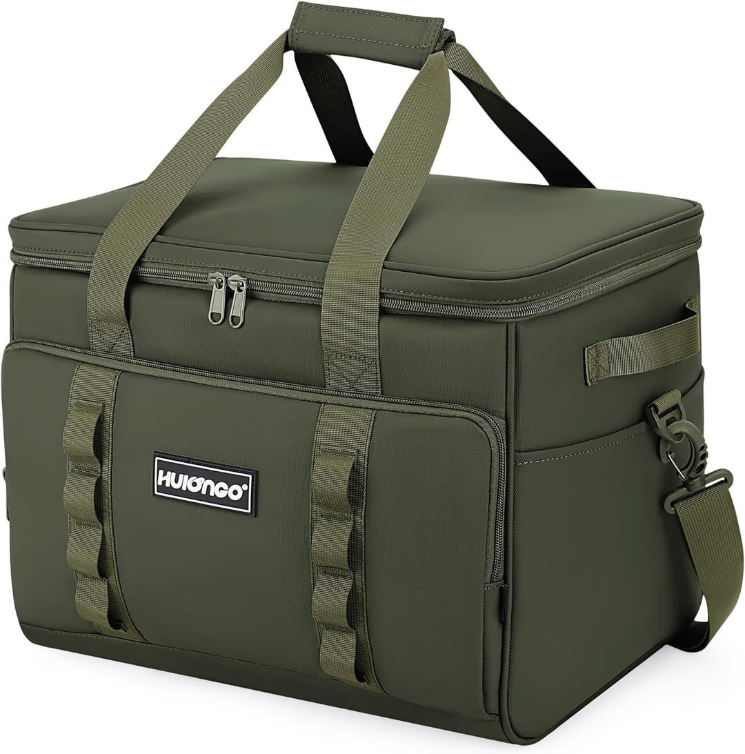 Hulongo Kühltasche Gross Lunchtasche Faltbar Thermotasche Wasserdicht Picknicktasche Isoliertasche C