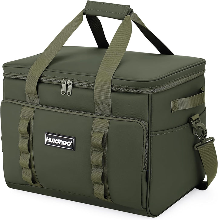 Hulongo Kühltasche Gross Lunchtasche Faltbar Thermotasche Wasserdicht Picknicktasche Isoliertasche C