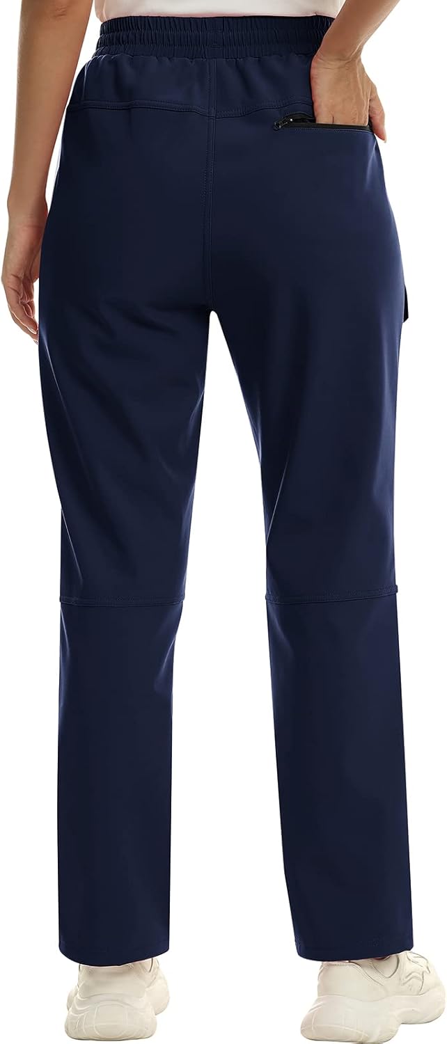 MoFiz Damen Wanderhose Skihose Softshellhose Outdoorhose Thermohose Winddichte Berghose Arbeitshose
