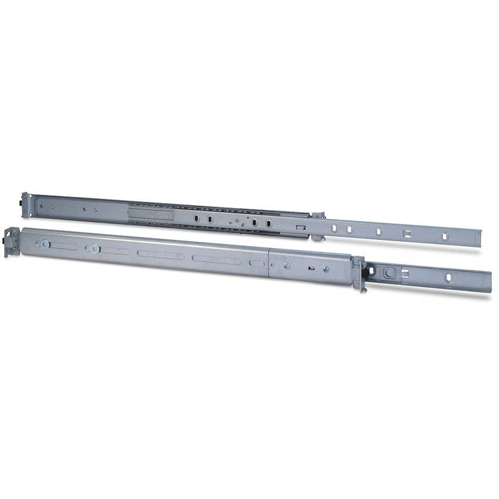 Inter Tech 88887220 Teleskopschienensatz mit Variabler Einbautiefe von 500-800 mm Silber