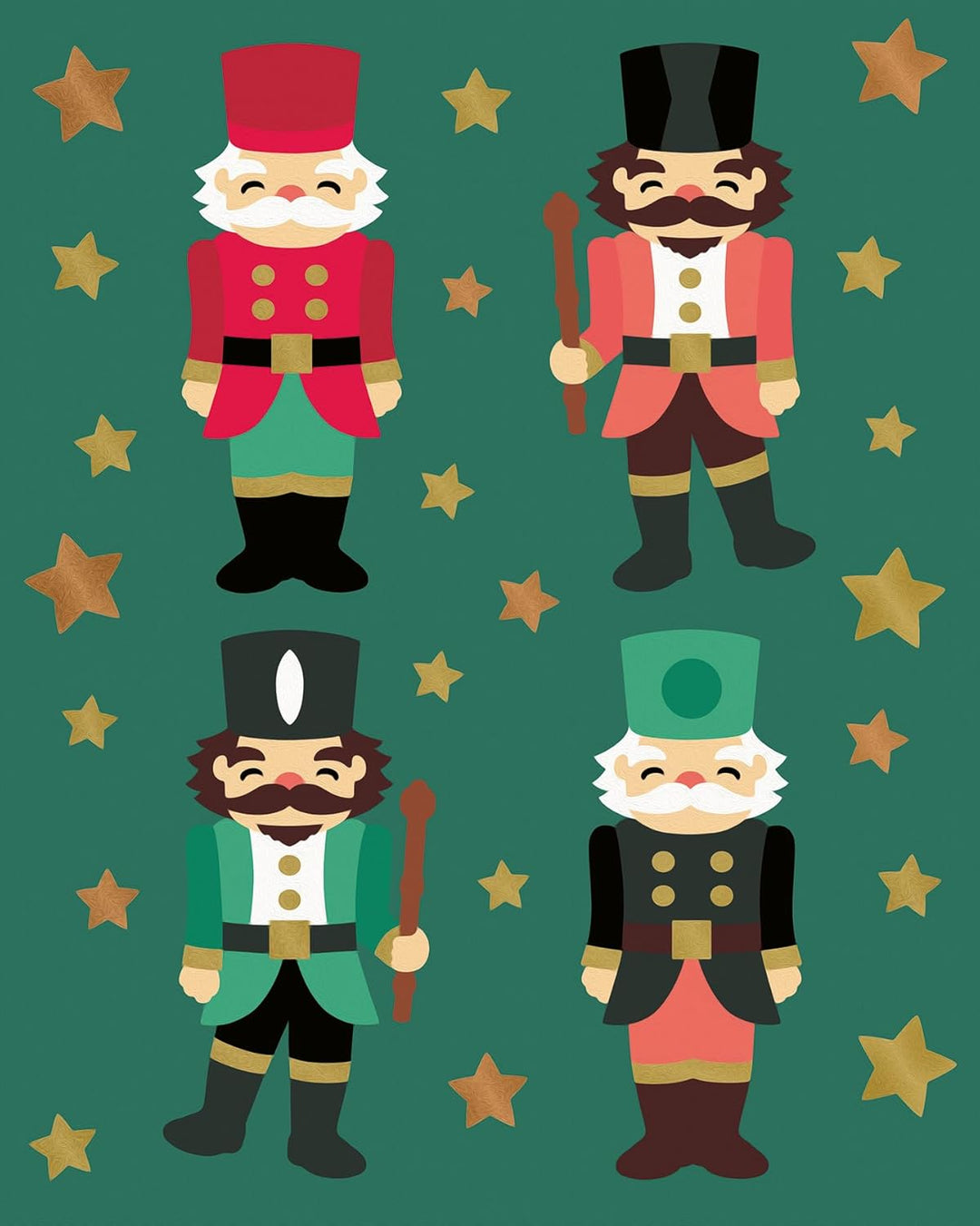 Ravensburger CreArt 23893 - Christmas Nutcracker Delight - Nussknacker Malen nach Zahlen Erwachsene,