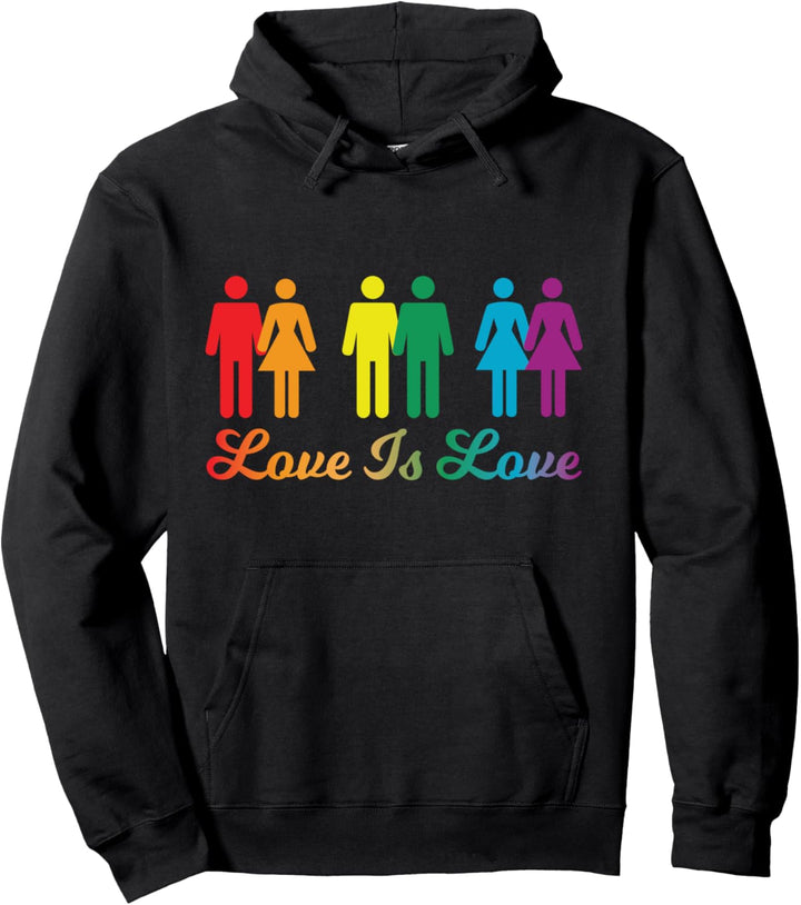 Is Love Liebesstolz Free with Love cool Regenbogenfarbe LGBT Pullover Hoodie