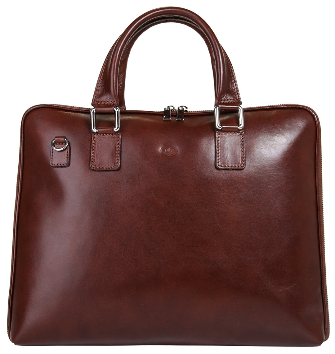 piké Businesstasche echt Leder braun Damen - 016717
