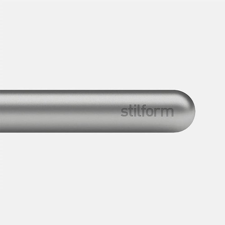 stilform 200029 Kugelschreiber aus Aluminium – patentierter Ballpoint Pen, verschiebbare Kappe mit M