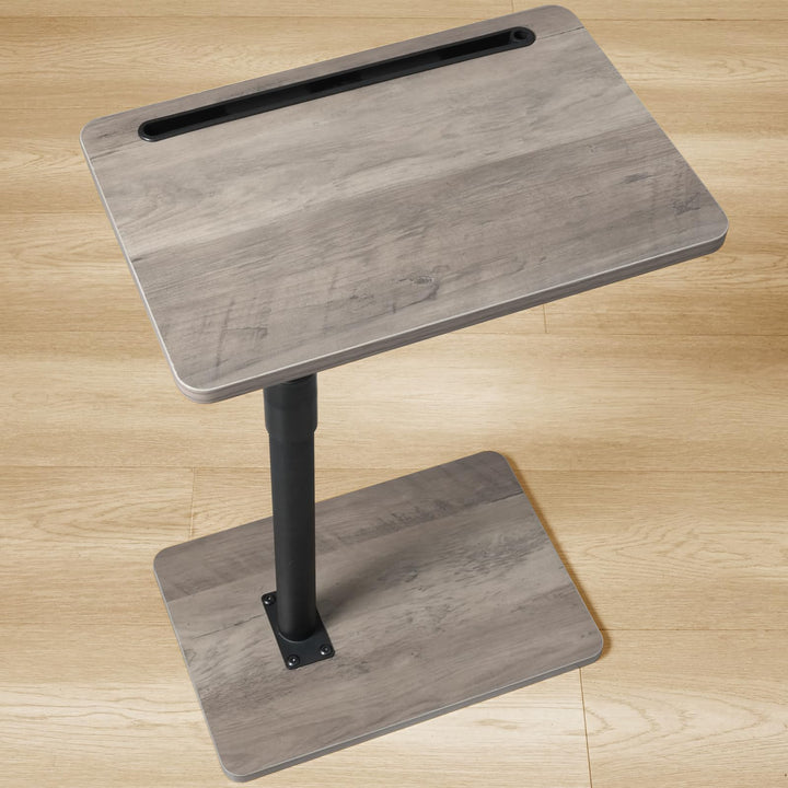 Couch Beistelltisch - 360° schwenkbarer höhenverstellbar Couchtisch/Holz Sofatisch,Sofa Armlehne Tab