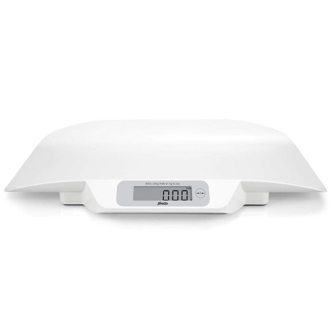 Alecto BC-30 Alecto Baby BC-30 Babywaage digital, für Babys und Kleinkinder bis max. 20 kg mit Stabi