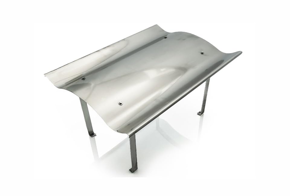 Schornsteinabdeckung Kaminhaube Kaminabdeckung Edelstahl Firend24 (Rostfreier Edelstahl, 400x700 mm)