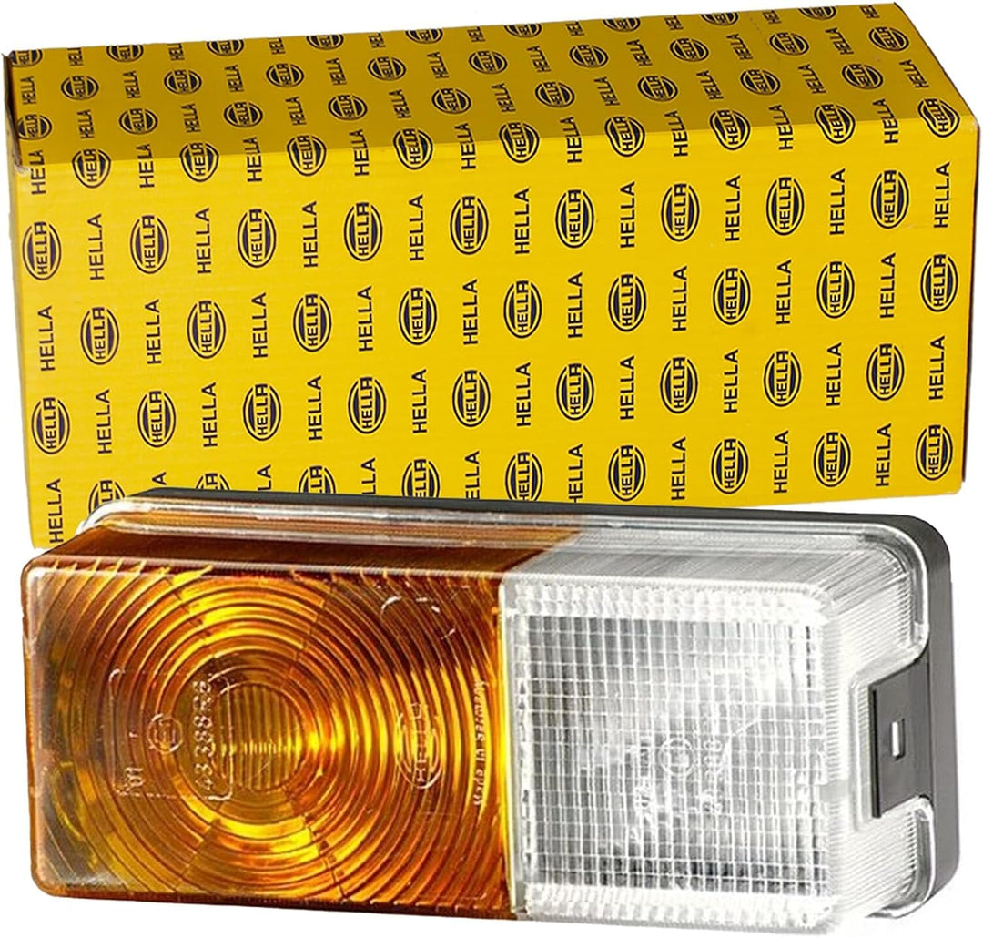 HELLA - Blinkleuchte - Halogen - 12V - Anbau/geschraubt - Stecker: Flachstecker - links/rechts - Men