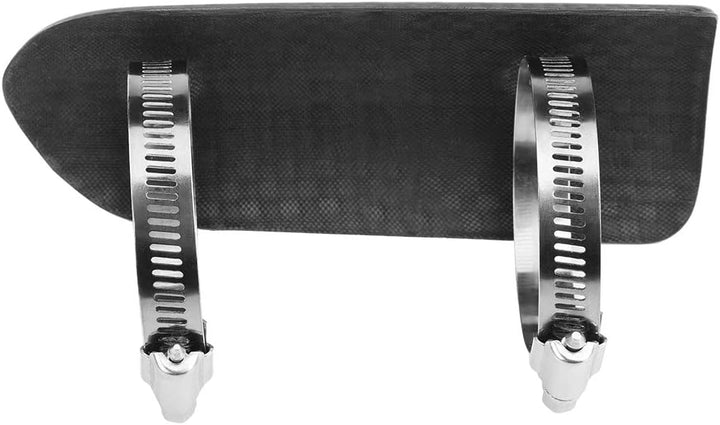 Keenso Motorrad Auspuff Hitzeschutzblech, Universal Motorrad Kohlefaser Auspuff Mittelrohr Hitzeschi