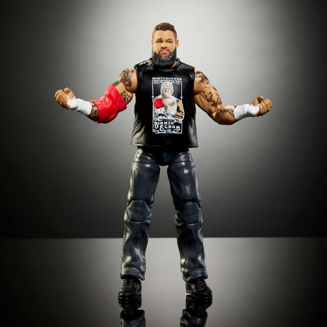Mattel WWE Elite Collection Actionfigur & Zubehör, Premium Live Event Kevin Owens mit austauschbaren