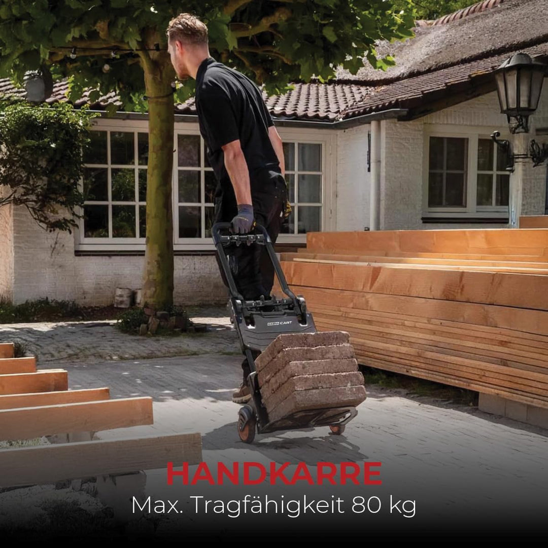 Magnacart 2-in-1 Sackkarre und Plattformwagen - Sackkarre Klappbar - Transportwagen Max. 137KG - Sac