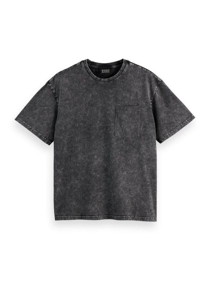Scotch & Soda Herren Pocket T-Shirt T-Shirt S Black 001, S Black 001