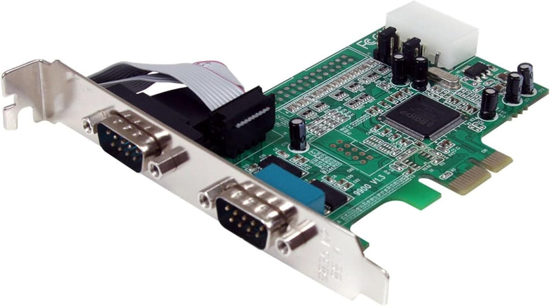 StarTech.com 2 Port Seriell RS232 PCI Express Schnittstellenkarte mit 16550 UART, 2 Port