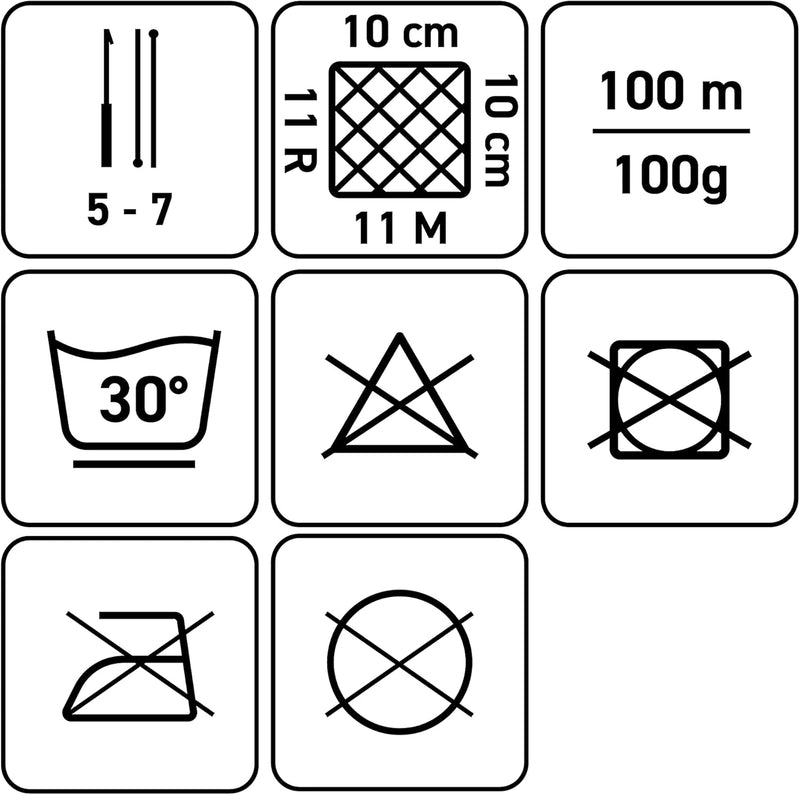 myboshi Häkelset Boshilette Osaki, für Anfänger, inkl. Botties Sohlen-Set, Samt Wolle, Häkelnadel, A