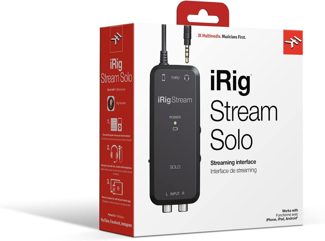 IK Multimedia iRig Stream Solo Stream Solo Single, Stream Solo Single