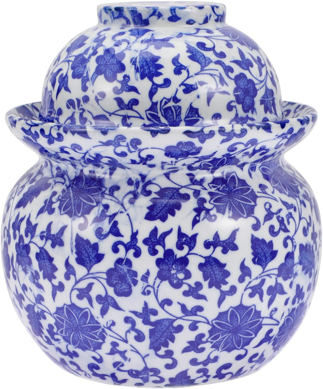 Cabilock Gärtopf Keramik Gurkentopf Sauerkrauttopf mit Deckel Rumtopf Einlegetopf Einmachtopf Tontop