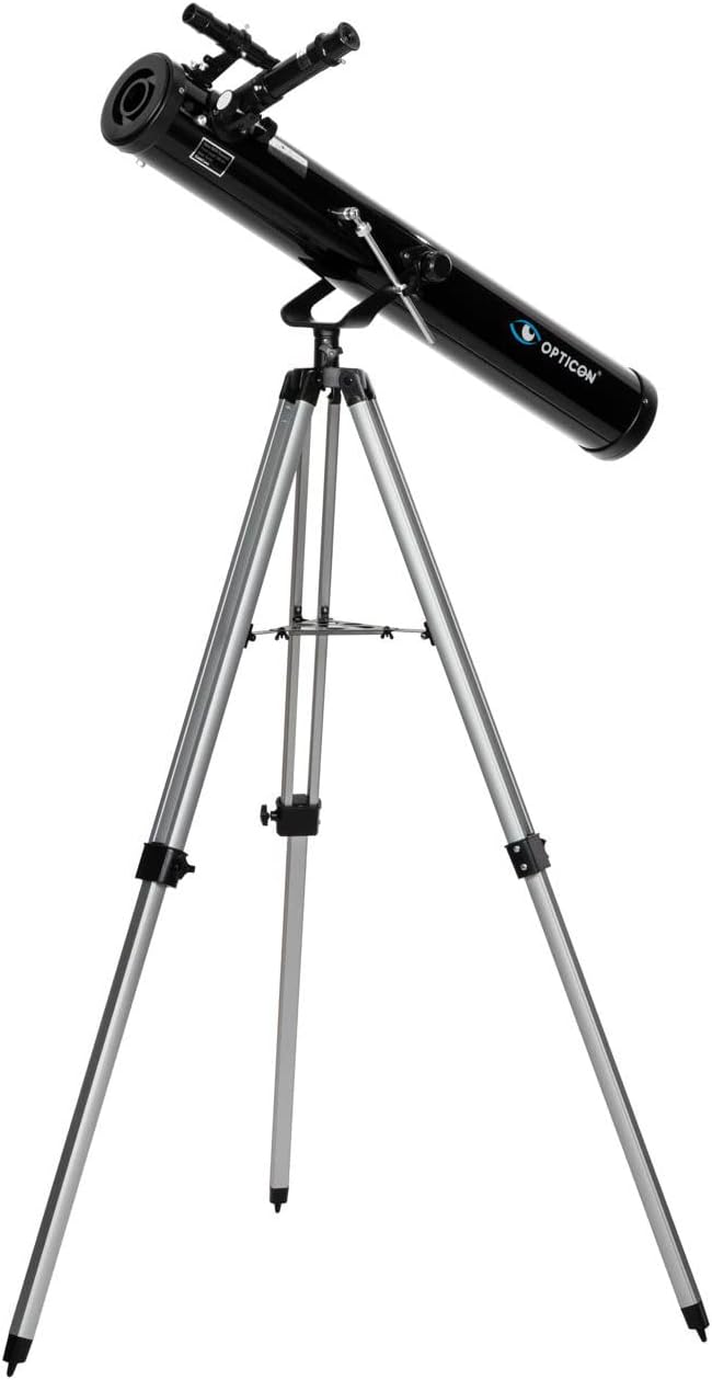 OPTICON - Teleskop Horizon I Vergrösserung 350x I Durchmesser 76 mm I Brennweite 900 mm I Okularausz