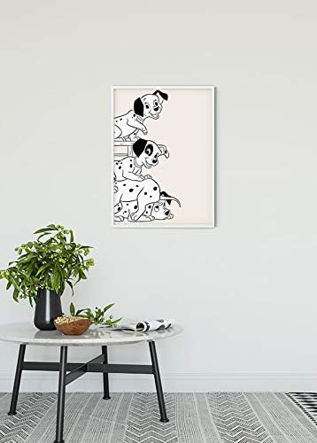 Disney Wandbild von Komar | 101 Dalmatiner Playing | Kinderzimmer, Babyzimmer, Dekoration, Kunstdruc
