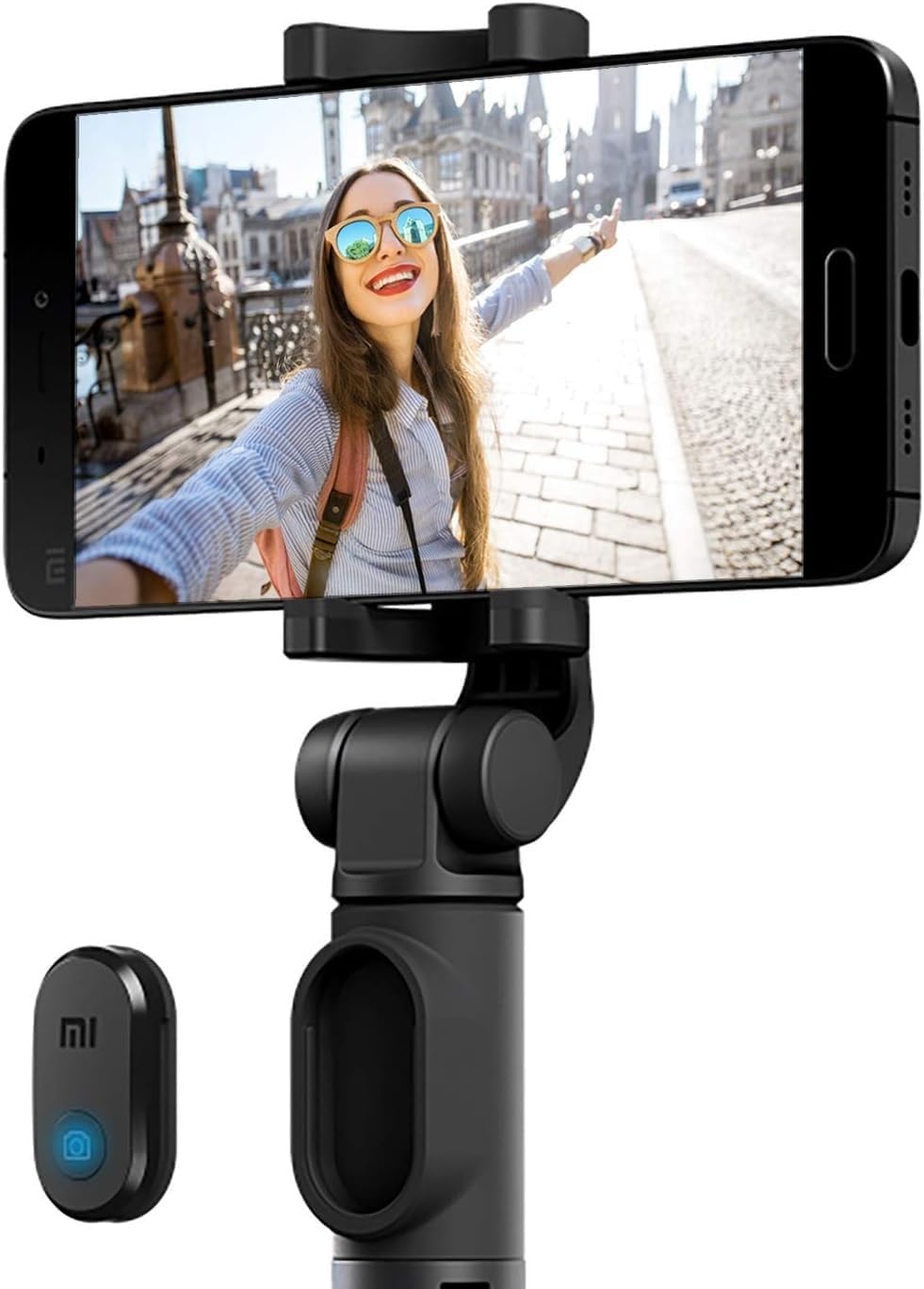 Xiaomi Selfie Stick Bluetooth 2in1 Tripod, schwarz, 360° drehbar, Smartphone-Halterung, 155g, abnehm