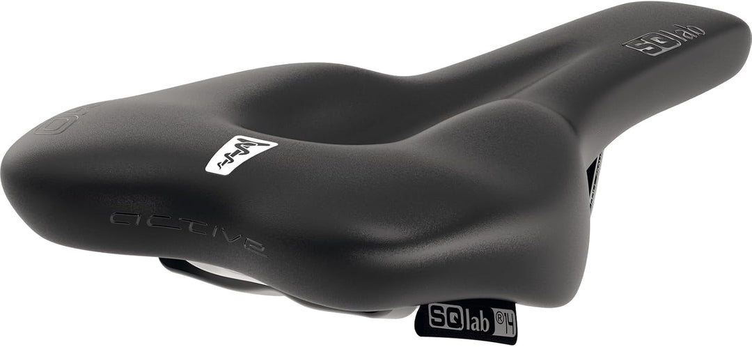 SQlab Unisex – Erwachsene 610 M-d Active Trekking MTB Tour & Travel Fahrradsattel 14 cm Single, 14 c